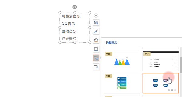 PPT中怎样把文字转成图示？PPT把文字转成图示的方法