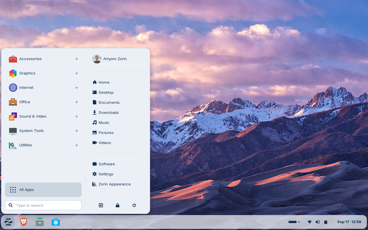Beta  Zorin OS 18 Ϊ Win10