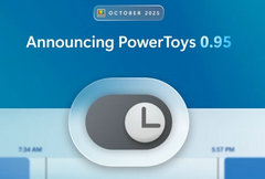 ΢ PowerToys 0.95 汾֧ǳģʽԶлոļԤ