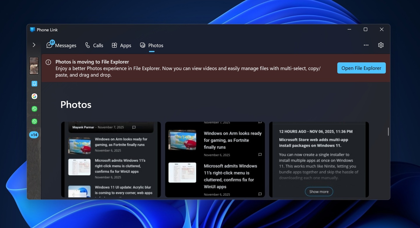 ΢ Win11 ƳֻƬܣδͨļԴ