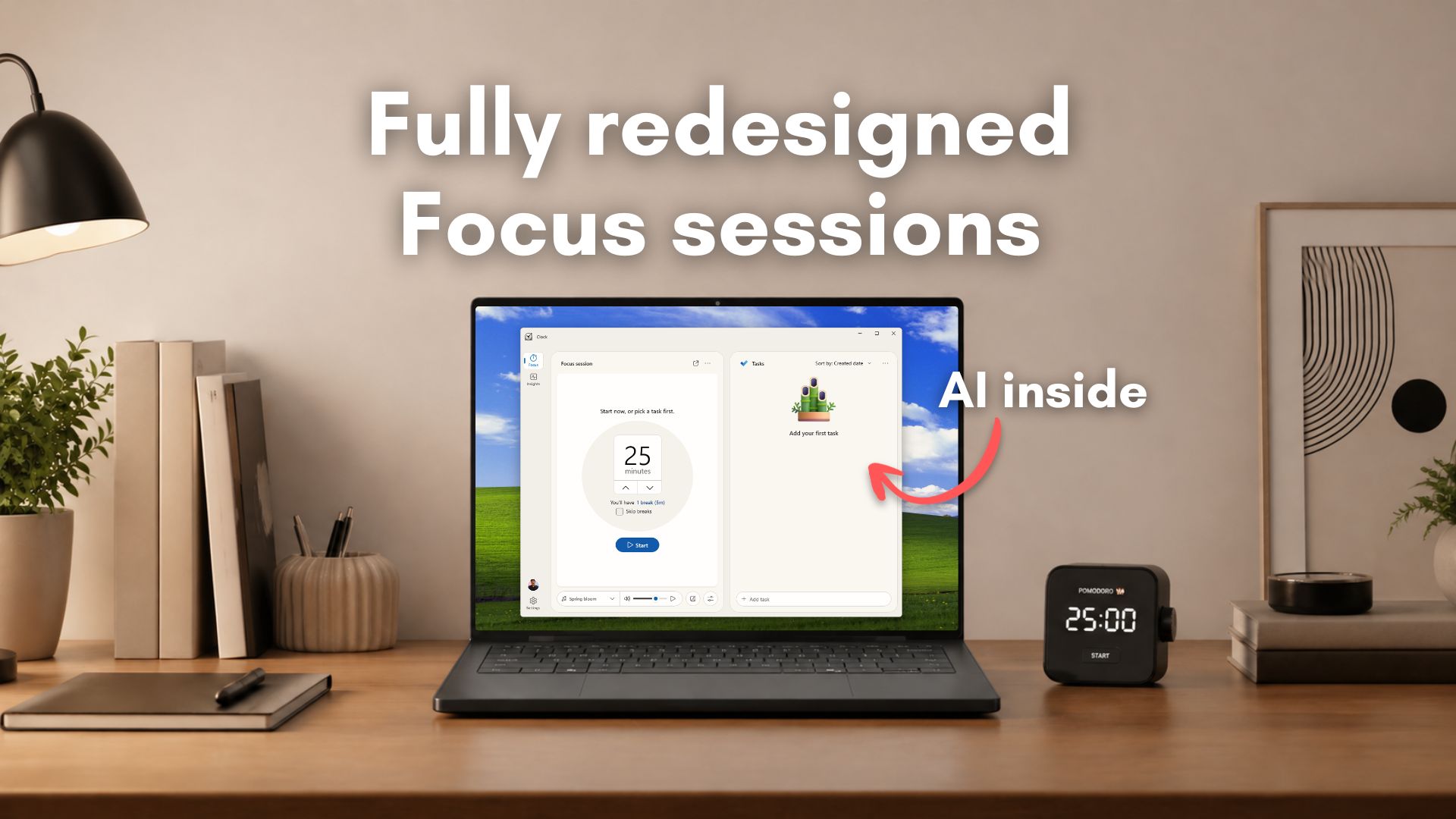 ΢������ Win11 ʱ��Ӧ�ã���ǿ��רע